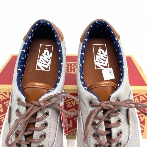 💖MEGA SALE💖Vans Women Era 59 T&L Frost Gray VN000ZMSH0K Lacing Canvas Plus - Picture 5 of 12